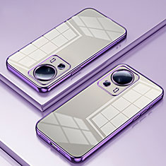 Ultra-thin Transparent TPU Soft Case Cover SY1 for Xiaomi Civi 2 5G Purple