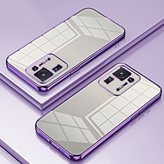 Ultra-thin Transparent TPU Soft Case Cover SY1 for Xiaomi Mi Mix 4 5G Purple