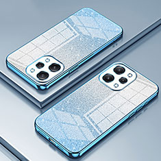 Ultra-thin Transparent TPU Soft Case Cover SY1 for Xiaomi Redmi 12 4G Blue