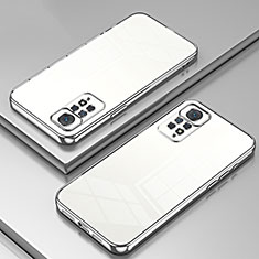 Ultra-thin Transparent TPU Soft Case Cover SY1 for Xiaomi Redmi Note 11 Pro 4G Silver