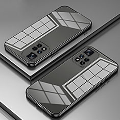 Ultra-thin Transparent TPU Soft Case Cover SY1 for Xiaomi Redmi Note 11 Pro 5G Black
