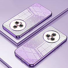 Ultra-thin Transparent TPU Soft Case Cover SY2 for Huawei Honor Magic5 5G Purple