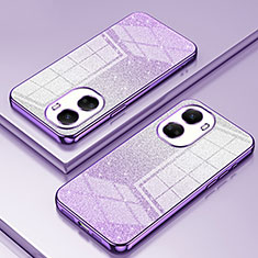 Ultra-thin Transparent TPU Soft Case Cover SY2 for Huawei Nova 10 SE Purple