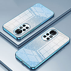 Ultra-thin Transparent TPU Soft Case Cover SY2 for Huawei Nova 8 Pro 5G Blue