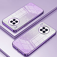 Ultra-thin Transparent TPU Soft Case Cover SY2 for Huawei Nova 8i Purple