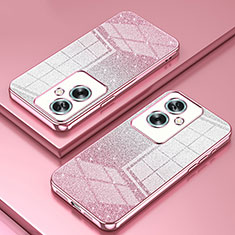 Ultra-thin Transparent TPU Soft Case Cover SY2 for Oppo A2 5G Rose Gold