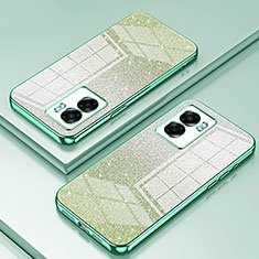 Ultra-thin Transparent TPU Soft Case Cover SY2 for Realme V23 5G Green