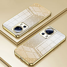 Ultra-thin Transparent TPU Soft Case Cover SY2 for Xiaomi Civi 2 5G Gold