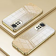 Ultra-thin Transparent TPU Soft Case Cover SY2 for Xiaomi Redmi Note 11 4G (2022) Gold