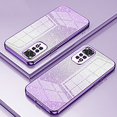 Ultra-thin Transparent TPU Soft Case Cover SY2 for Xiaomi Redmi Note 11 4G (2022) Purple