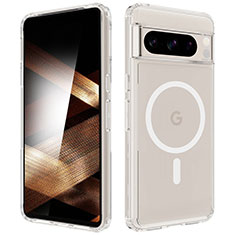 Ultra-thin Transparent TPU Soft Case Cover with Mag-Safe Magnetic for Google Pixel 8 Pro 5G Clear