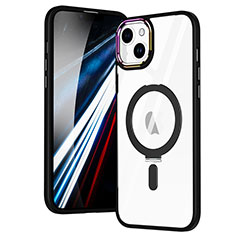 Ultra-thin Transparent TPU Soft Case Cover with Mag-Safe Magnetic SD1 for Apple iPhone 13 Black