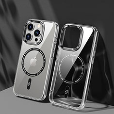 Ultra-thin Transparent TPU Soft Case Cover with Mag-Safe Magnetic TB1 for Apple iPhone 14 Pro Max Clear