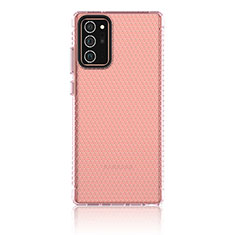Ultra-thin Transparent TPU Soft Case Cover YF1 for Samsung Galaxy Note 20 5G Pink