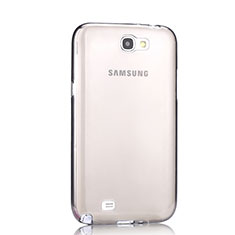 Ultra-thin Transparent TPU Soft Case for Samsung Galaxy Note 2 N7100 N7105 Gray