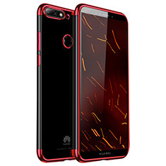 Ultra-thin Transparent TPU Soft Case H01 for Huawei Honor 7C Red