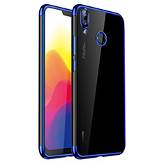 Ultra-thin Transparent TPU Soft Case H01 for Huawei P20 Lite Blue