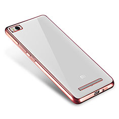 Ultra-thin Transparent TPU Soft Case H01 for Xiaomi Mi 4i Rose Gold