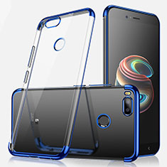 Ultra-thin Transparent TPU Soft Case H01 for Xiaomi Mi 5X Blue