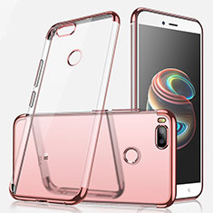 Ultra-thin Transparent TPU Soft Case H01 for Xiaomi Mi 5X Rose Gold