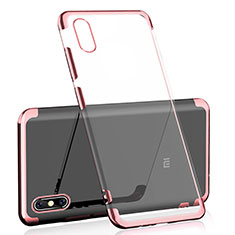 Ultra-thin Transparent TPU Soft Case H01 for Xiaomi Mi 8 Explorer Rose Gold