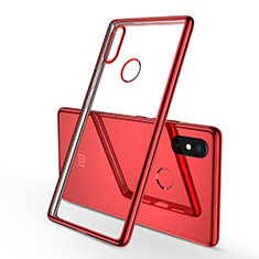 Ultra-thin Transparent TPU Soft Case H01 for Xiaomi Mi 8 SE Red