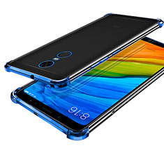 Ultra-thin Transparent TPU Soft Case H01 for Xiaomi Redmi 5 Plus Blue