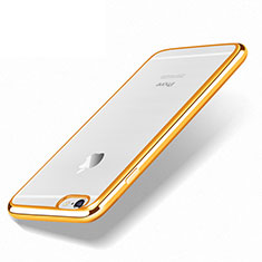 Ultra-thin Transparent TPU Soft Case H02 for Apple iPhone 6S Gold