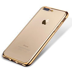 Ultra-thin Transparent TPU Soft Case H02 for Apple iPhone 8 Plus Gold