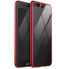 Ultra-thin Transparent TPU Soft Case H02 for Huawei P10 Plus Red