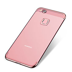 Ultra-thin Transparent TPU Soft Case H02 for Huawei P9 Lite (2017) Rose Gold