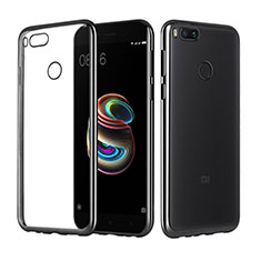 Ultra-thin Transparent TPU Soft Case H02 for Xiaomi Mi A1 Black