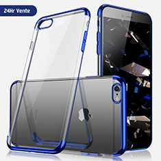 Ultra-thin Transparent TPU Soft Case H03 for Apple iPhone 6 Plus Blue