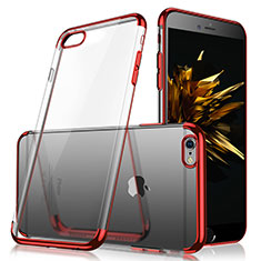 Ultra-thin Transparent TPU Soft Case H03 for Apple iPhone 6 Plus Red