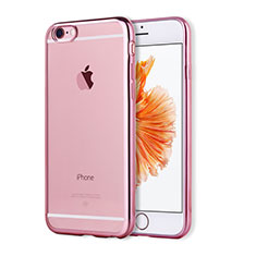 Ultra-thin Transparent TPU Soft Case H17 for Apple iPhone 6 Rose Gold