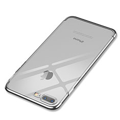 Ultra-thin Transparent TPU Soft Case Q05 for Apple iPhone 8 Plus Silver
