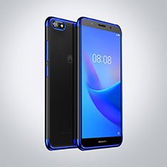 Ultra-thin Transparent TPU Soft Case S01 for Huawei Enjoy 8e Lite Blue