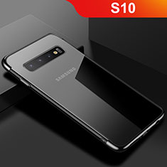 Ultra-thin Transparent TPU Soft Case S03 for Samsung Galaxy S10 Black