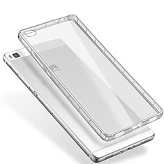 Ultra-thin Transparent TPU Soft Case T02 for Huawei P8 Clear