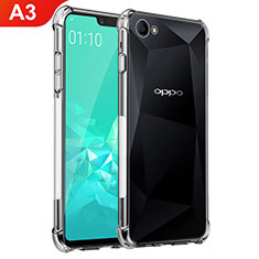 Ultra-thin Transparent TPU Soft Case T02 for Oppo A3 Clear