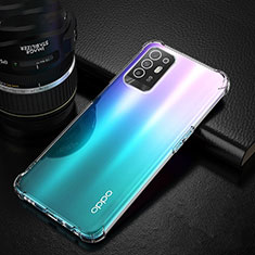 Ultra-thin Transparent TPU Soft Case T02 for Oppo A95 5G Clear