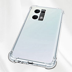 Ultra-thin Transparent TPU Soft Case T02 for Oppo F21 Pro 4G Clear