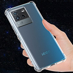 Ultra-thin Transparent TPU Soft Case T02 for Vivo iQOO Neo6 SE 5G Clear