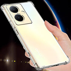 Ultra-thin Transparent TPU Soft Case T02 for Vivo Y78 Plus 5G Clear