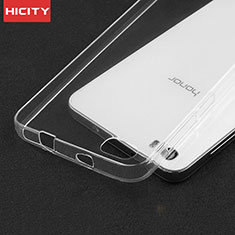 Ultra-thin Transparent TPU Soft Case T03 for Huawei Honor 6 Clear