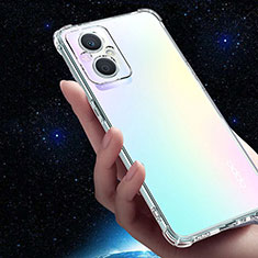 Ultra-thin Transparent TPU Soft Case T03 for Oppo A96 5G Clear
