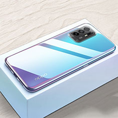Ultra-thin Transparent TPU Soft Case T03 for Oppo Reno5 Z 5G Clear