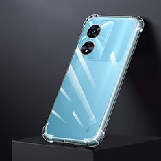 Ultra-thin Transparent TPU Soft Case T03 for Oppo Reno8 T 5G Clear