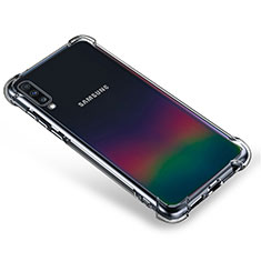 Ultra-thin Transparent TPU Soft Case T03 for Samsung Galaxy A70S Clear