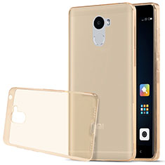 Ultra-thin Transparent TPU Soft Case T03 for Xiaomi Redmi 4 Standard Edition Gold